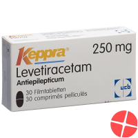 Keppra Filmtabletten 250mg 30 Stück