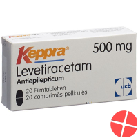 Keppra Filmtabletten 500mg 20 Stück