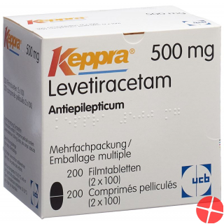 Keppra Filmtabletten 500mg 200 Stück