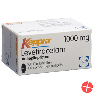 Keppra Filmtabletten 1000mg 100 Stück