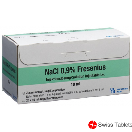 NaCl Fresenius Injektionslösung 0.9% 20 Ampullen 10ml buy online
