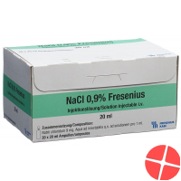 NaCl Fresenius Injektionslösung 0.9% 20 Ampullen 20ml NaCl Fresenius Injektionslösung 0.9% 20 Ampullen 20ml