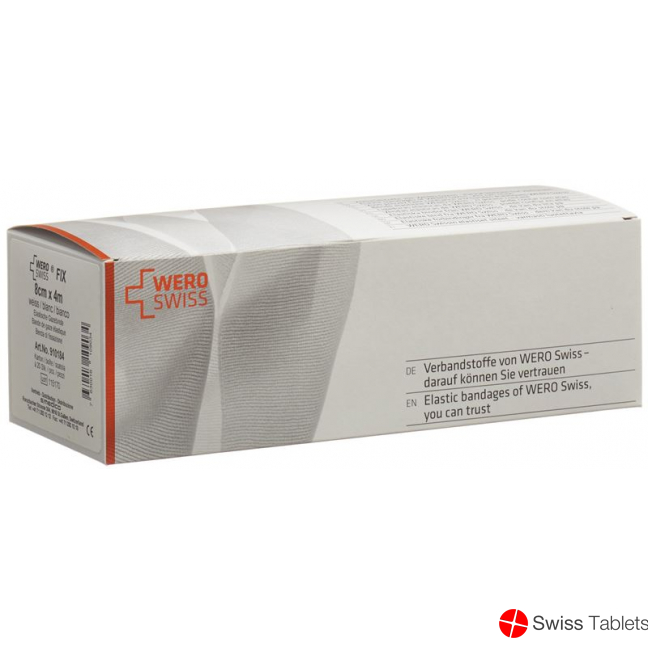 Wero Fix Elastische Gazebinde 4mx8cm Weiss 20 Stück buy online
