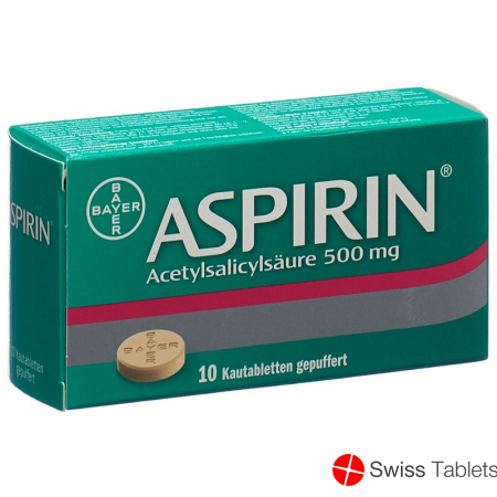 Aspirin 500mg 10 Kautabletten buy online