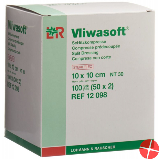 Vliwasoft Nw Schlitz Kompesse 12 10x10cm 4fach 50x 2 Stück