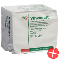 Vliwasoft Nw Kompresse 8 10x10cm 4-fach Beutel 100 Stück