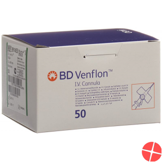 BD Venflon 1.2x45mm 18g Luer-Lok Grün 50 Stück