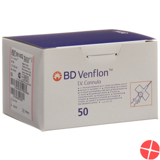 BD Venflon 1.0x32mm 20g Luer-Lok Rosa 50 Stück