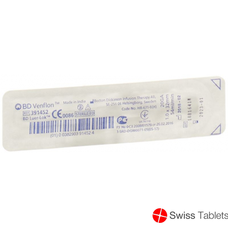 BD Venflon 2 1.0x32mm 20g Luer Rosa buy online