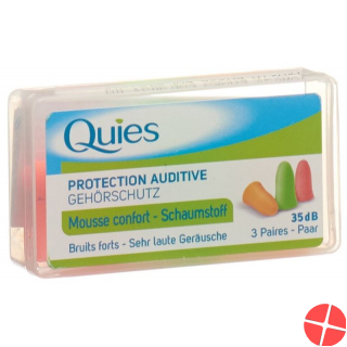 Quies Lärmgehörschutzkugeln Schaumstoff 6 Stück