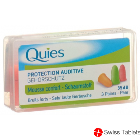Quies Lärmgehörschutzkugeln Schaumstoff 6 Stück buy online