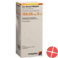 Co Amoxi Mepha Pulver 156.25mg Suspension Flasche 100ml