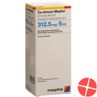 Co Amoxi Mepha Pulver 312.5mg Suspension Flasche 100ml