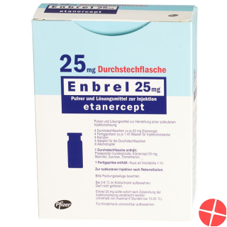 Enbrel Trockensubstanz 25mg C Solv Durchstechflasche 4 Stück