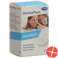 DermaPlast Alginat Blutstillende Watte Glas 2g