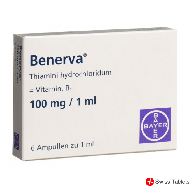 Benerva Injektionslösung 100mg/ml 6 Ampullen 1ml buy online