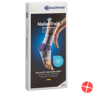 MalleoTrain Aktivbandage Sprunggelenk Grösse 2 Rechts Titan