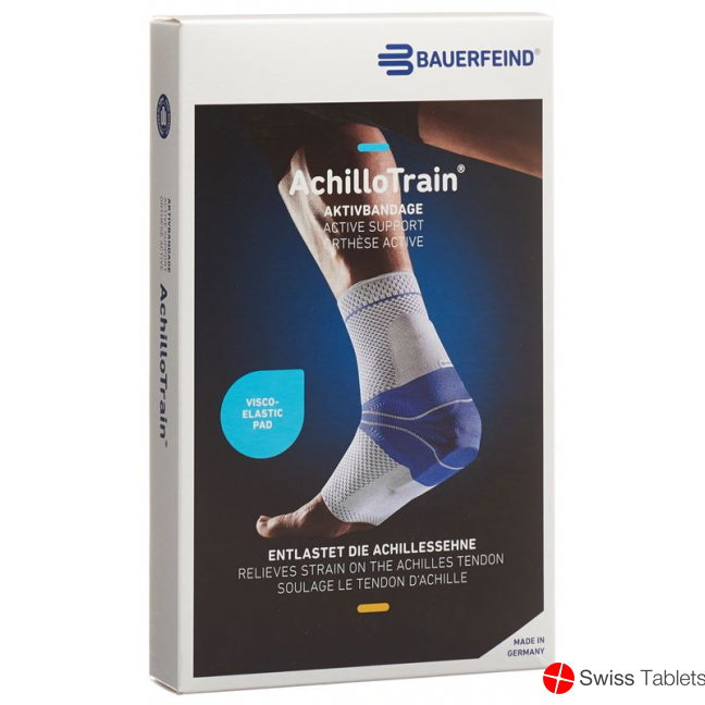 AchilloTrain AKtivbandage Achillessehne Grösse 5 Rechts Titan buy online