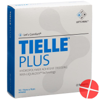 Let's Comfort Tielle Plus Hydropolymer-Verband 11x11cm 10 Beutel