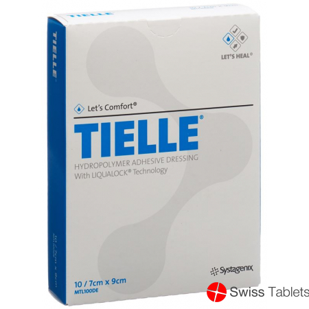 Let's Comfort Tielle Lite Hydropolymer-Verband 7x9cm 10 Beutel buy online