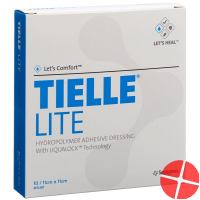 Let's Comfort Tielle Lite Hydropolymer-Verband 11x11cm 10 Beutel