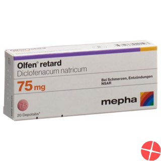 Olfen 75 Retard Depotabs 75mg 20 Stück