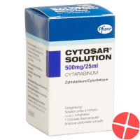 Cytosar Solution Injektionslösung 0.5g/25ml Cytosafe 25ml Cytosar Solution Injektionslösung 0.5g/25ml Cytosafe 25ml