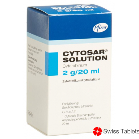 Cytosar Solution Injektionslösung 2g/20ml Cytosafe 20ml buy online