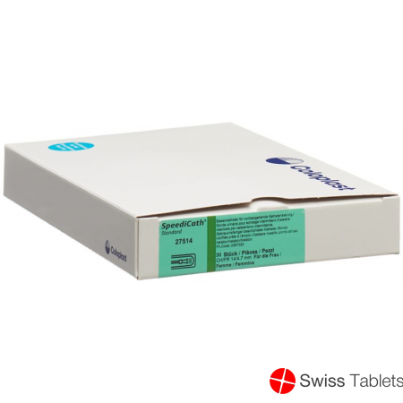 SpeediCath Nelaton Frauen Einmalkatheter Grün 4.7/14mm 20cm lang 30 Stück buy online