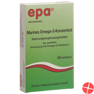 Epa Lachsoel Konzentrat mit Omega 3 Fettsäuren 30 Stück