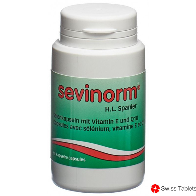 Sevinorm Selenkapseln mit Vitamin E und Q10 60 Stück buy online