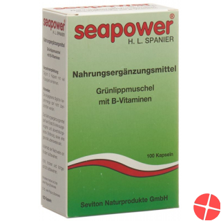 Seapower Grünlippmuschel mit B-Vitaminen Kapseln 100 Stück
