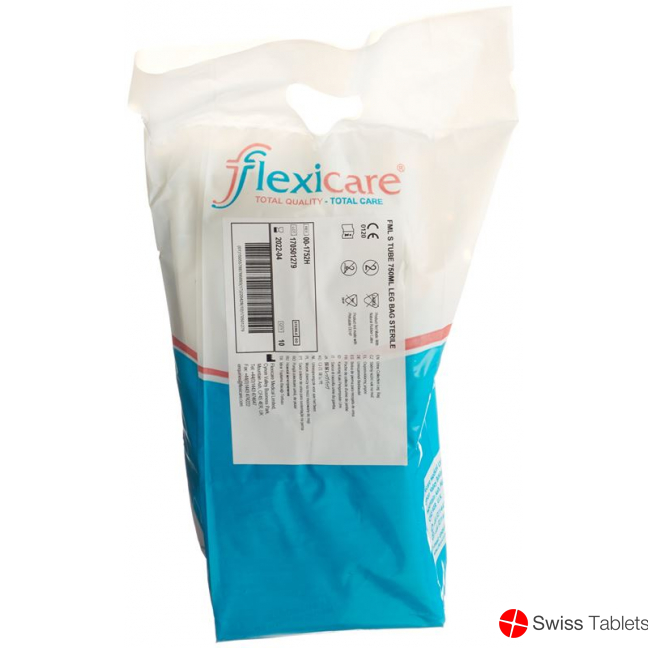Flexicare Urinbeutel 750ml 7cm Ablauf Rv 10 X buy online