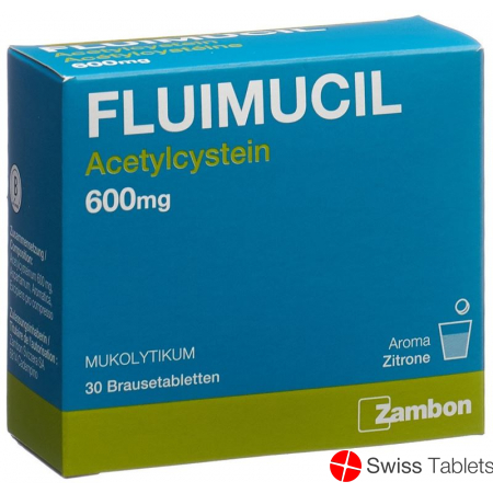 Fluimucil 600mg 30 Brausetabletten buy online