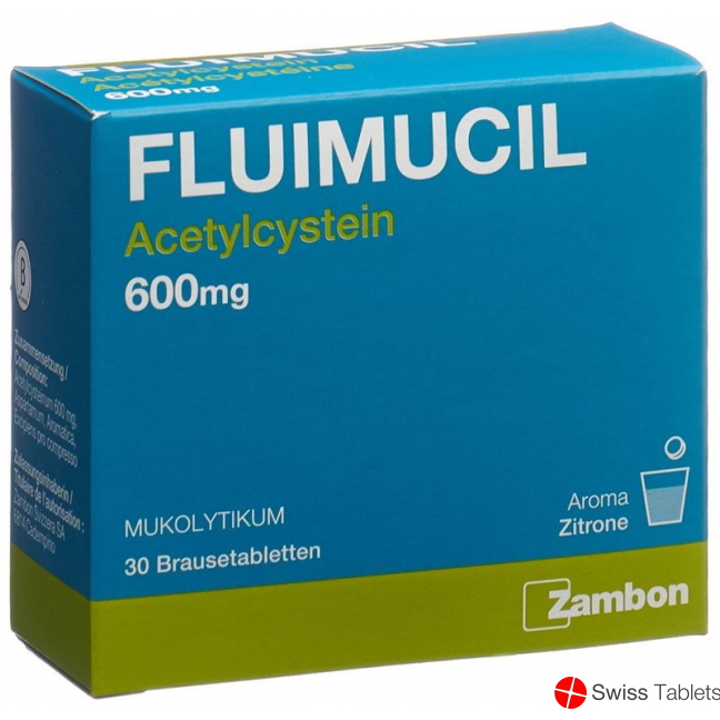 Fluimucil 600mg 30 Brausetabletten buy online