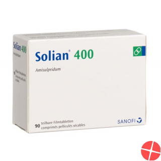 Solian Filmtabletten 400mg Teilbar 90 Stück