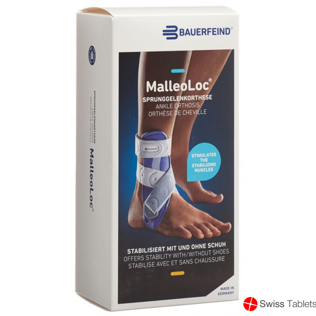 MalleoLoc Stabilorthese Sprunggelenk Grösse 1 Rechts Titan buy online MalleoLoc Stabilorthese Sprunggelenk Grösse 1 Rechts Titan buy online