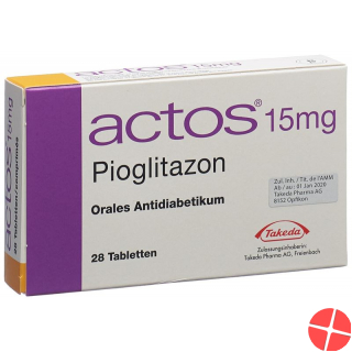 Actos Tabletten 15mg 28 Stück