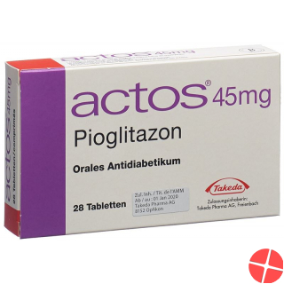 Actos Tabletten 45mg 28 Stück