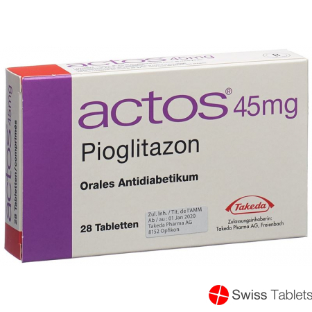 Actos Tabletten 45mg 28 Stück buy online