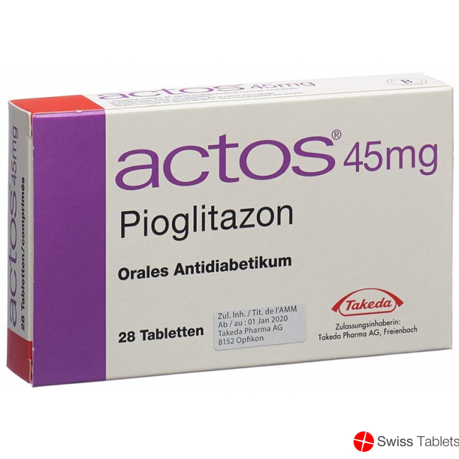 Actos Tabletten 45mg 28 Stück buy online