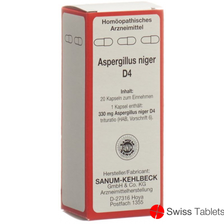Sanum Aspergillus Niger Kapseln D 4 20 Stück buy online