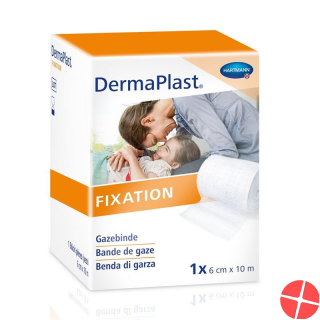 Dermaplast Gauze Bandage Fixed-Edged 10mx6cm