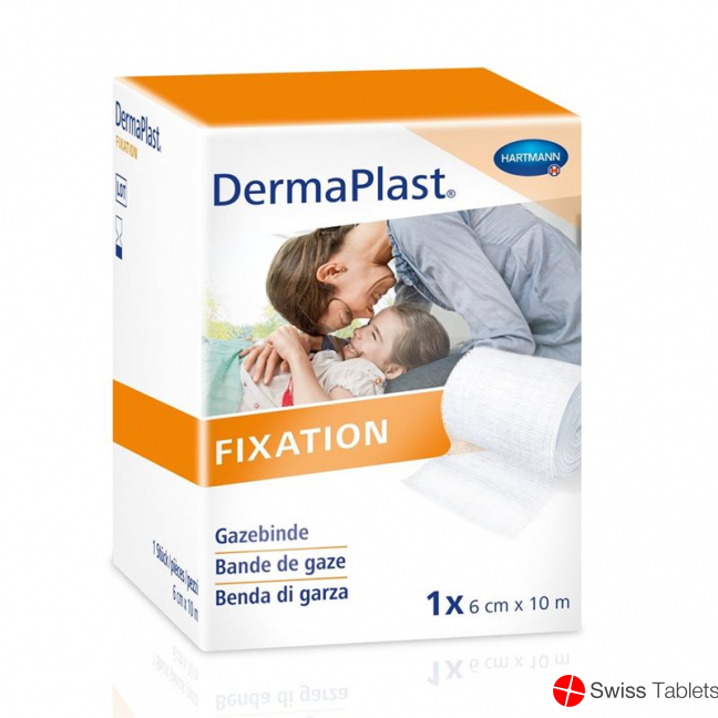 Dermaplast Gauze Bandage Fixed-Edged 10mx6cm buy online
