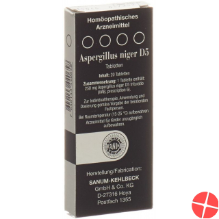 Sanum Aspergillus Niger Tabletten D 5 20 Stück