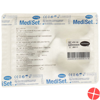 Mediset thread pulling set with thread knife