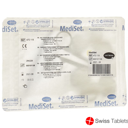 Mediset thread pulling set with scissors buy online