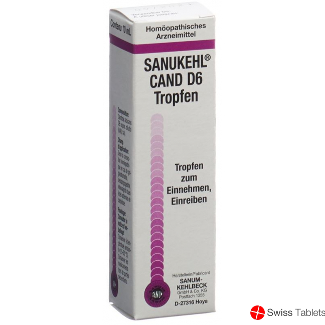 Sanukehl Cand Tropfen D 6 10ml buy online