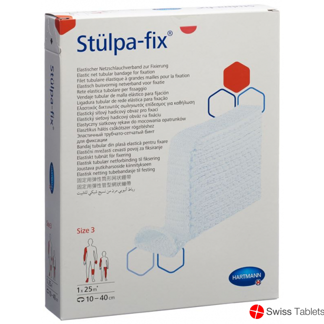 Stuelpa Fix Netzverband Grösse 3 Bein Rolle 25 Meter buy online Stuelpa Fix Netzverband Grösse 3 Bein Rolle 25 Meter buy online