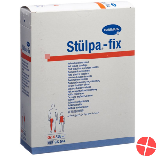 Stuelpa Fix Netzverband Grösse 4 Kopf Rolle 25 Meter